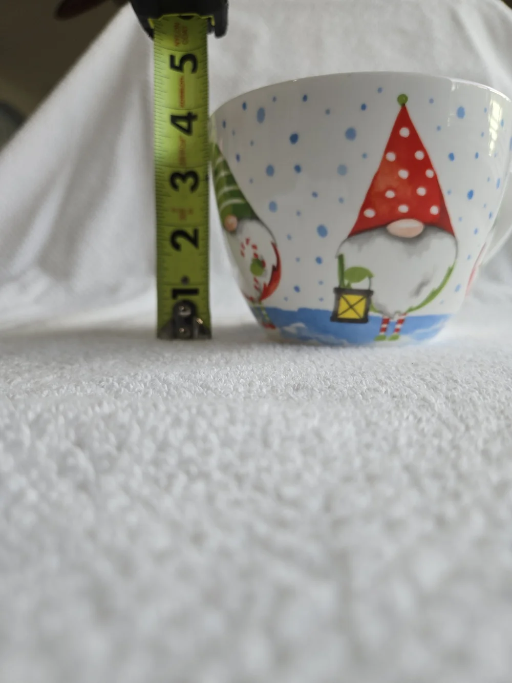 Gnome Holiday Bone China Mug